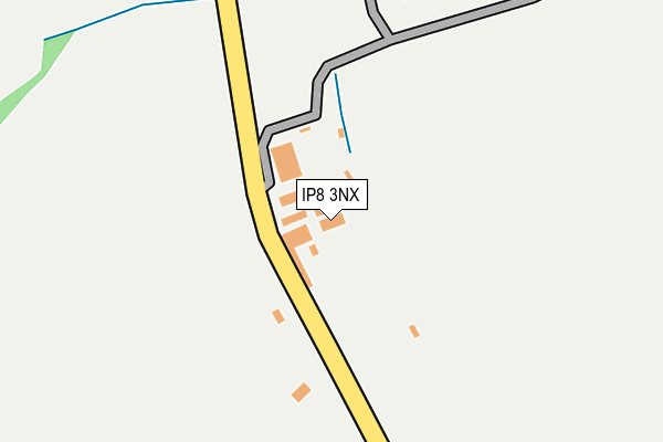 IP8 3NX map - OS OpenMap – Local (Ordnance Survey) IP8 3NX map - OS OpenMap – Local (Ordnance Survey)