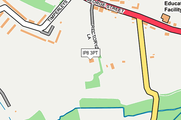 IP8 3PT map - OS OpenMap – Local (Ordnance Survey) IP8 3PT map - OS OpenMap – Local (Ordnance Survey)