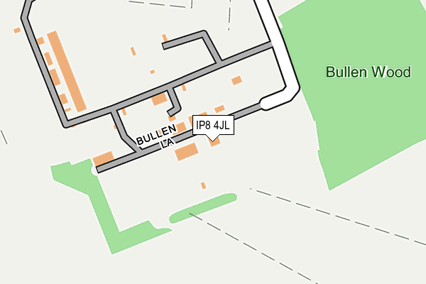 IP8 4JL map - OS OpenMap – Local (Ordnance Survey) IP8 4JL map - OS OpenMap – Local (Ordnance Survey)