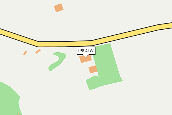 IP8 4LW map - OS OpenMap – Local (Ordnance Survey) IP8 4LW map - OS OpenMap – Local (Ordnance Survey)