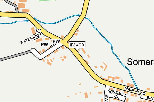 IP8 4QD map - OS OpenMap – Local (Ordnance Survey) IP8 4QD map - OS OpenMap – Local (Ordnance Survey)