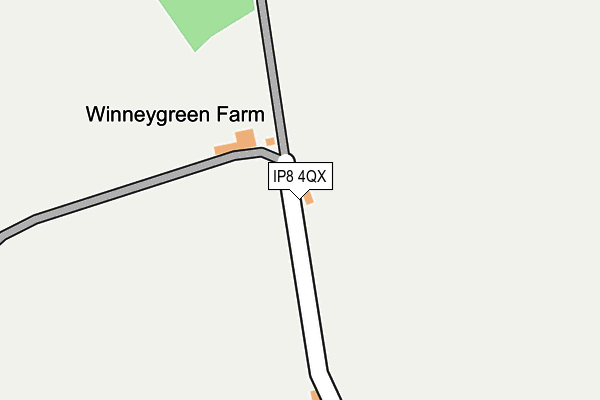 IP8 4QX map - OS OpenMap – Local (Ordnance Survey) IP8 4QX map - OS OpenMap – Local (Ordnance Survey)