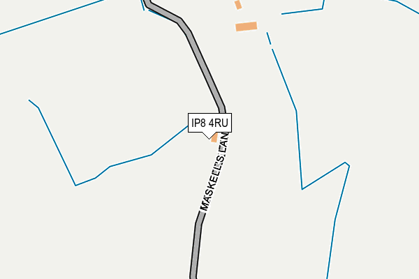 IP8 4RU map - OS OpenMap – Local (Ordnance Survey) IP8 4RU map - OS OpenMap – Local (Ordnance Survey)