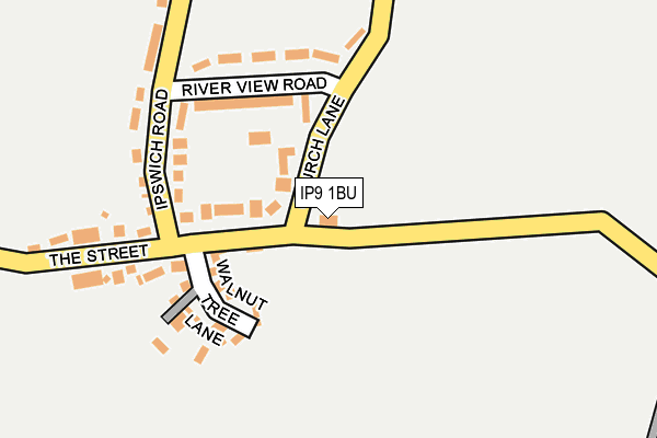 IP9 1BU map - OS OpenMap – Local (Ordnance Survey) IP9 1BU map - OS OpenMap – Local (Ordnance Survey)