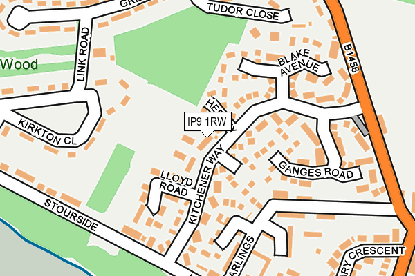 IP9 1RW map - OS OpenMap – Local (Ordnance Survey) IP9 1RW map - OS OpenMap – Local (Ordnance Survey)