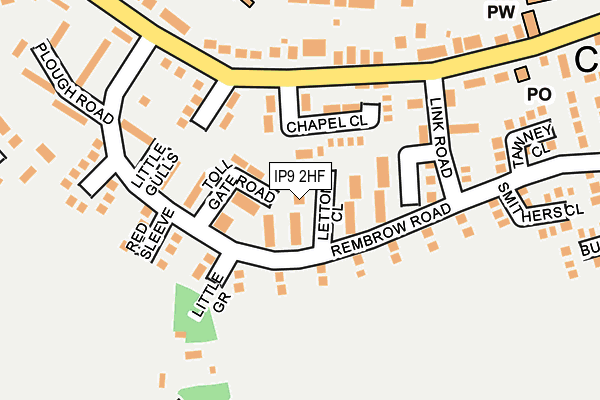 IP9 2HF map - OS OpenMap – Local (Ordnance Survey) IP9 2HF map - OS OpenMap – Local (Ordnance Survey)