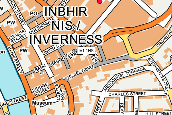 IV1 1HS map - OS OpenMap – Local (Ordnance Survey) IV1 1HS map - OS OpenMap – Local (Ordnance Survey)