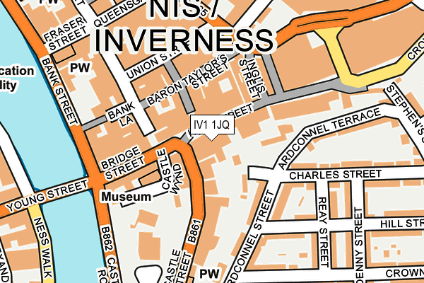 IV1 1JQ map - OS OpenMap – Local (Ordnance Survey) IV1 1JQ map - OS OpenMap – Local (Ordnance Survey)