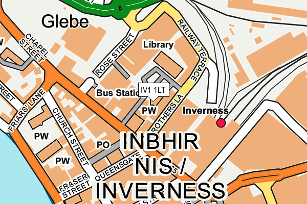IV1 1LT map - OS OpenMap – Local (Ordnance Survey) IV1 1LT map - OS OpenMap – Local (Ordnance Survey)