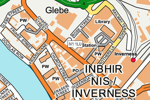 IV1 1LU map - OS OpenMap – Local (Ordnance Survey) IV1 1LU map - OS OpenMap – Local (Ordnance Survey)