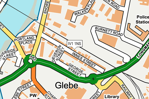 IV1 1NS map - OS OpenMap – Local (Ordnance Survey) IV1 1NS map - OS OpenMap – Local (Ordnance Survey)