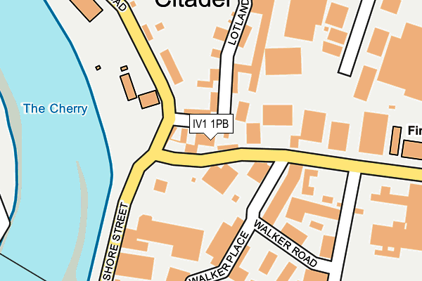 IV1 1PB map - OS OpenMap – Local (Ordnance Survey) IV1 1PB map - OS OpenMap – Local (Ordnance Survey)
