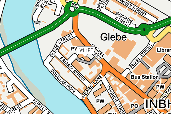 IV1 1PF map - OS OpenMap – Local (Ordnance Survey) IV1 1PF map - OS OpenMap – Local (Ordnance Survey)