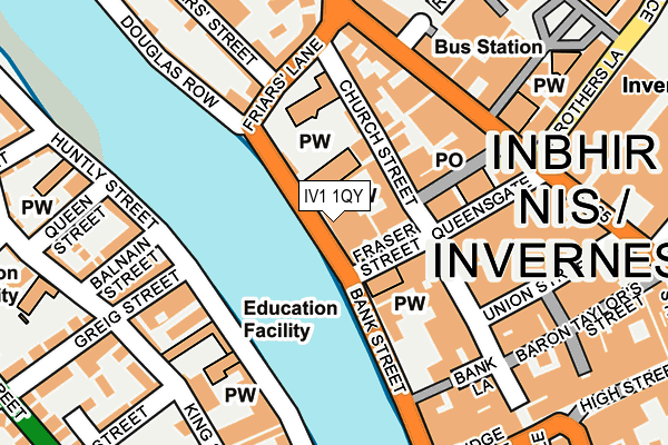 IV1 1QY map - OS OpenMap – Local (Ordnance Survey) IV1 1QY map - OS OpenMap – Local (Ordnance Survey)