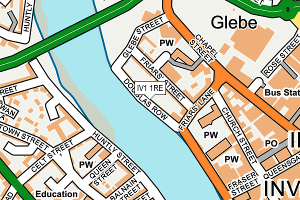 IV1 1RE map - OS OpenMap – Local (Ordnance Survey) IV1 1RE map - OS OpenMap – Local (Ordnance Survey)