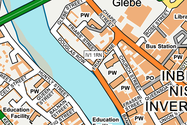 IV1 1RN map - OS OpenMap – Local (Ordnance Survey) IV1 1RN map - OS OpenMap – Local (Ordnance Survey)