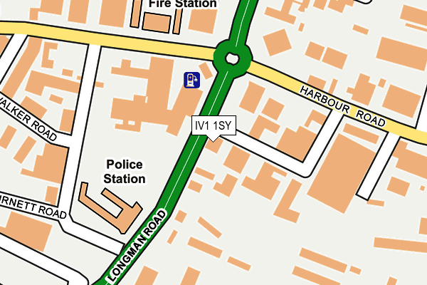 IV1 1SY map - OS OpenMap – Local (Ordnance Survey) IV1 1SY map - OS OpenMap – Local (Ordnance Survey)