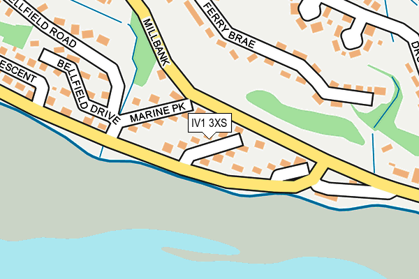 IV1 3XS map - OS OpenMap – Local (Ordnance Survey) IV1 3XS map - OS OpenMap – Local (Ordnance Survey)