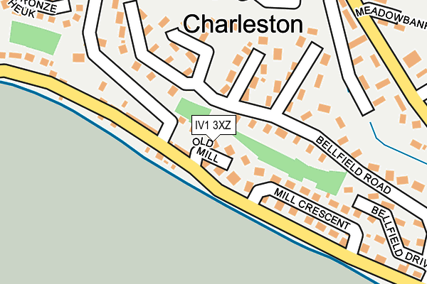 IV1 3XZ map - OS OpenMap – Local (Ordnance Survey) IV1 3XZ map - OS OpenMap – Local (Ordnance Survey)