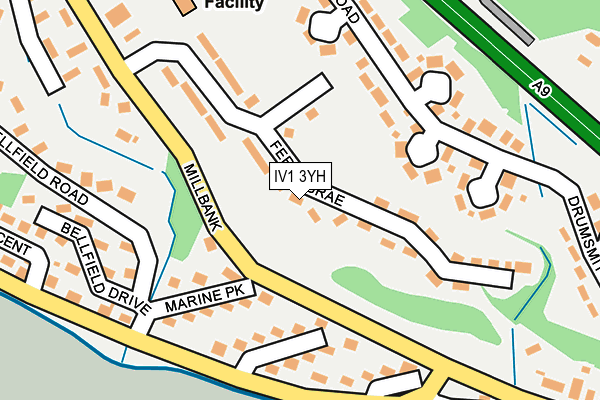 IV1 3YH map - OS OpenMap – Local (Ordnance Survey) IV1 3YH map - OS OpenMap – Local (Ordnance Survey)