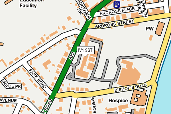 IV1 9ST map - OS OpenMap – Local (Ordnance Survey) IV1 9ST map - OS OpenMap – Local (Ordnance Survey)