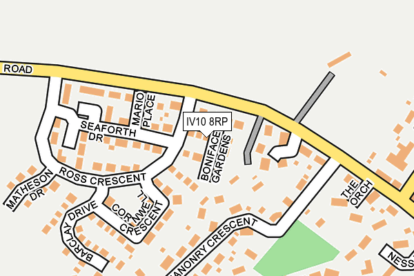 IV10 8RP map - OS OpenMap – Local (Ordnance Survey) IV10 8RP map - OS OpenMap – Local (Ordnance Survey)