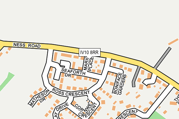 IV10 8RR map - OS OpenMap – Local (Ordnance Survey) IV10 8RR map - OS OpenMap – Local (Ordnance Survey)