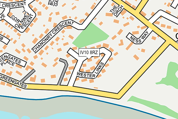 IV10 8RZ map - OS OpenMap – Local (Ordnance Survey) IV10 8RZ map - OS OpenMap – Local (Ordnance Survey)