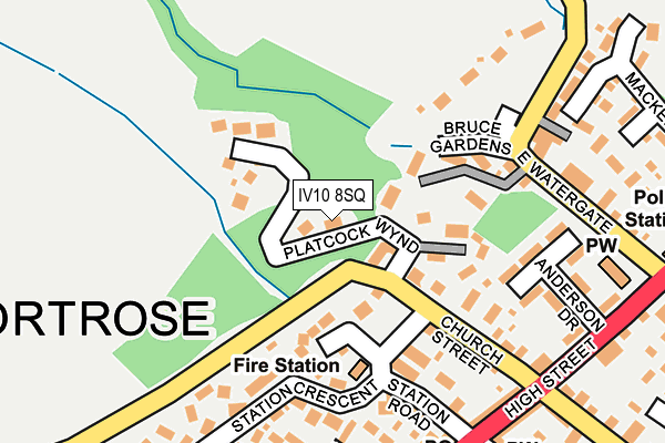 IV10 8SQ map - OS OpenMap – Local (Ordnance Survey) IV10 8SQ map - OS OpenMap – Local (Ordnance Survey)