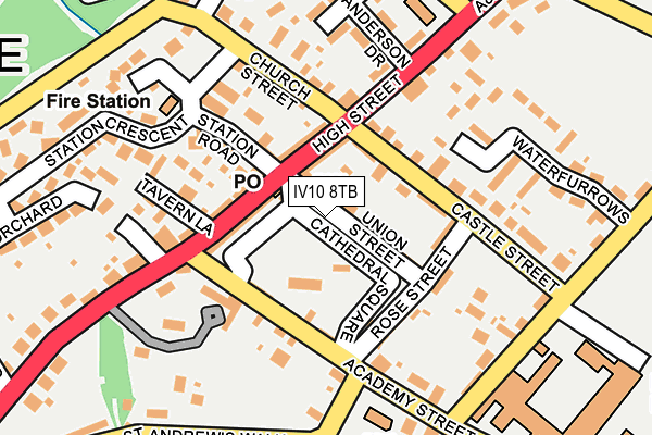 IV10 8TB map - OS OpenMap – Local (Ordnance Survey) IV10 8TB map - OS OpenMap – Local (Ordnance Survey)