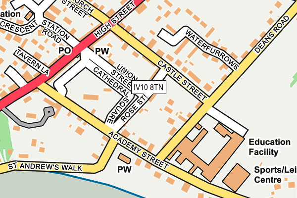 IV10 8TN map - OS OpenMap – Local (Ordnance Survey) IV10 8TN map - OS OpenMap – Local (Ordnance Survey)