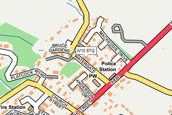 IV10 8TQ map - OS OpenMap – Local (Ordnance Survey) IV10 8TQ map - OS OpenMap – Local (Ordnance Survey)