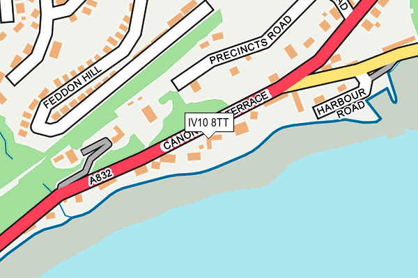 IV10 8TT map - OS OpenMap – Local (Ordnance Survey) IV10 8TT map - OS OpenMap – Local (Ordnance Survey)
