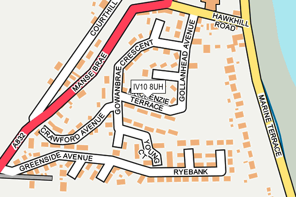 IV10 8UH map - OS OpenMap – Local (Ordnance Survey) IV10 8UH map - OS OpenMap – Local (Ordnance Survey)