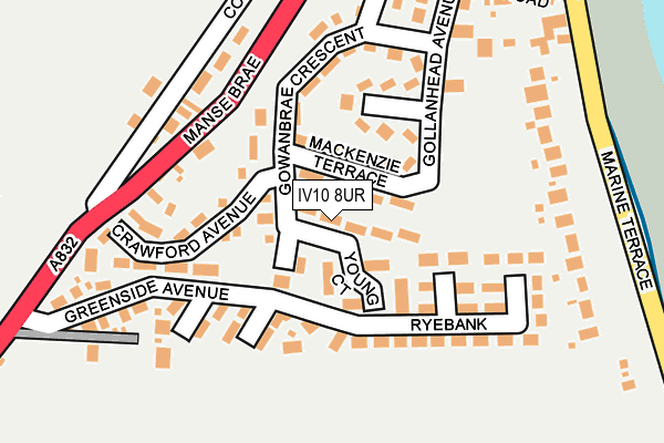 IV10 8UR map - OS OpenMap – Local (Ordnance Survey) IV10 8UR map - OS OpenMap – Local (Ordnance Survey)