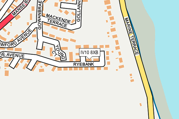 IV10 8XB map - OS OpenMap – Local (Ordnance Survey) IV10 8XB map - OS OpenMap – Local (Ordnance Survey)