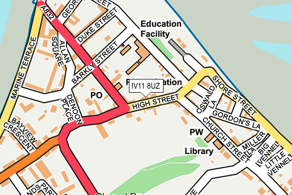 IV11 8UZ map - OS OpenMap – Local (Ordnance Survey) IV11 8UZ map - OS OpenMap – Local (Ordnance Survey)