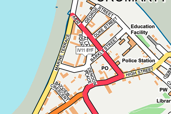 IV11 8YF map - OS OpenMap – Local (Ordnance Survey) IV11 8YF map - OS OpenMap – Local (Ordnance Survey)