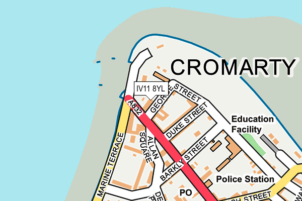IV11 8YL map - OS OpenMap – Local (Ordnance Survey) IV11 8YL map - OS OpenMap – Local (Ordnance Survey)