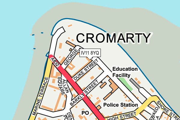 IV11 8YQ map - OS OpenMap – Local (Ordnance Survey)