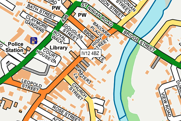 IV12 4BZ map - OS OpenMap – Local (Ordnance Survey) IV12 4BZ map - OS OpenMap – Local (Ordnance Survey)
