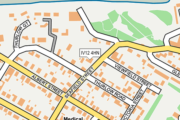 IV12 4HN map - OS OpenMap – Local (Ordnance Survey) IV12 4HN map - OS OpenMap – Local (Ordnance Survey)
