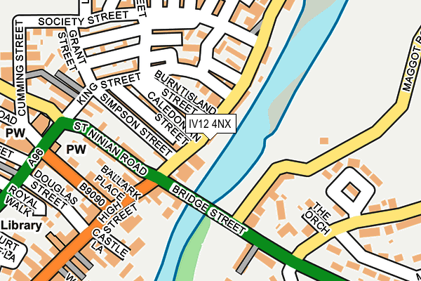 IV12 4NX map - OS OpenMap – Local (Ordnance Survey) IV12 4NX map - OS OpenMap – Local (Ordnance Survey)