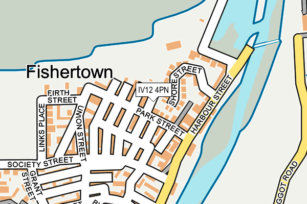 IV12 4PN map - OS OpenMap – Local (Ordnance Survey) IV12 4PN map - OS OpenMap – Local (Ordnance Survey)