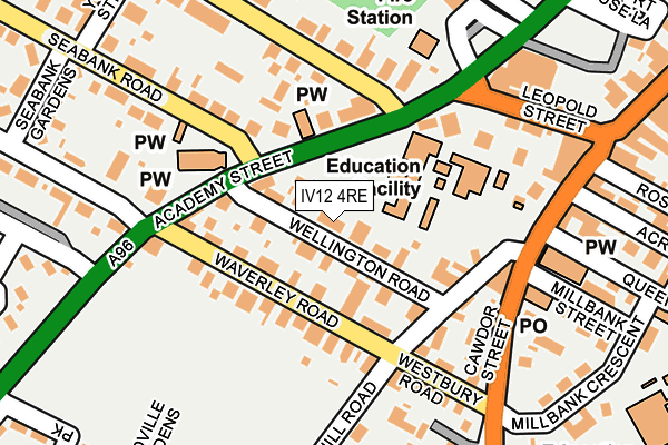 IV12 4RE map - OS OpenMap – Local (Ordnance Survey) IV12 4RE map - OS OpenMap – Local (Ordnance Survey)