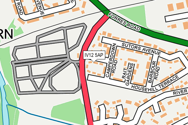 IV12 5AP map - OS OpenMap – Local (Ordnance Survey) IV12 5AP map - OS OpenMap – Local (Ordnance Survey)