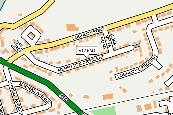 IV12 5AQ map - OS OpenMap – Local (Ordnance Survey) IV12 5AQ map - OS OpenMap – Local (Ordnance Survey)