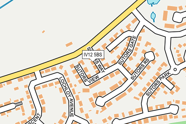 IV12 5BS map - OS OpenMap – Local (Ordnance Survey) IV12 5BS map - OS OpenMap – Local (Ordnance Survey)