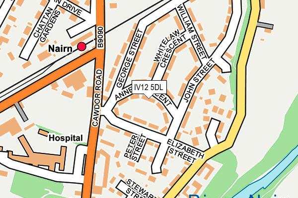 IV12 5DL map - OS OpenMap – Local (Ordnance Survey) IV12 5DL map - OS OpenMap – Local (Ordnance Survey)