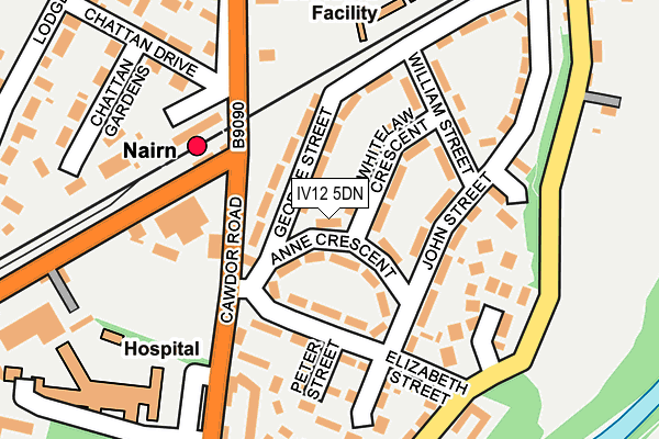 IV12 5DN map - OS OpenMap – Local (Ordnance Survey) IV12 5DN map - OS OpenMap – Local (Ordnance Survey)